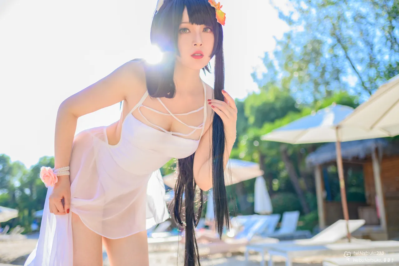 Natsuko夏夏子 - 碧蓝航线 比叡 泳装-erohere16.webp